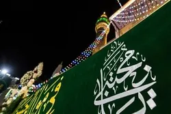 İmam Əli (ə) ziyarətgahında İmam Həsən (ə) mövludu - Foto