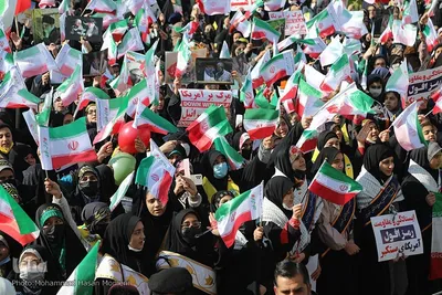 راهپیمایی یوم‌الله ۲۲ بهمن در همدان