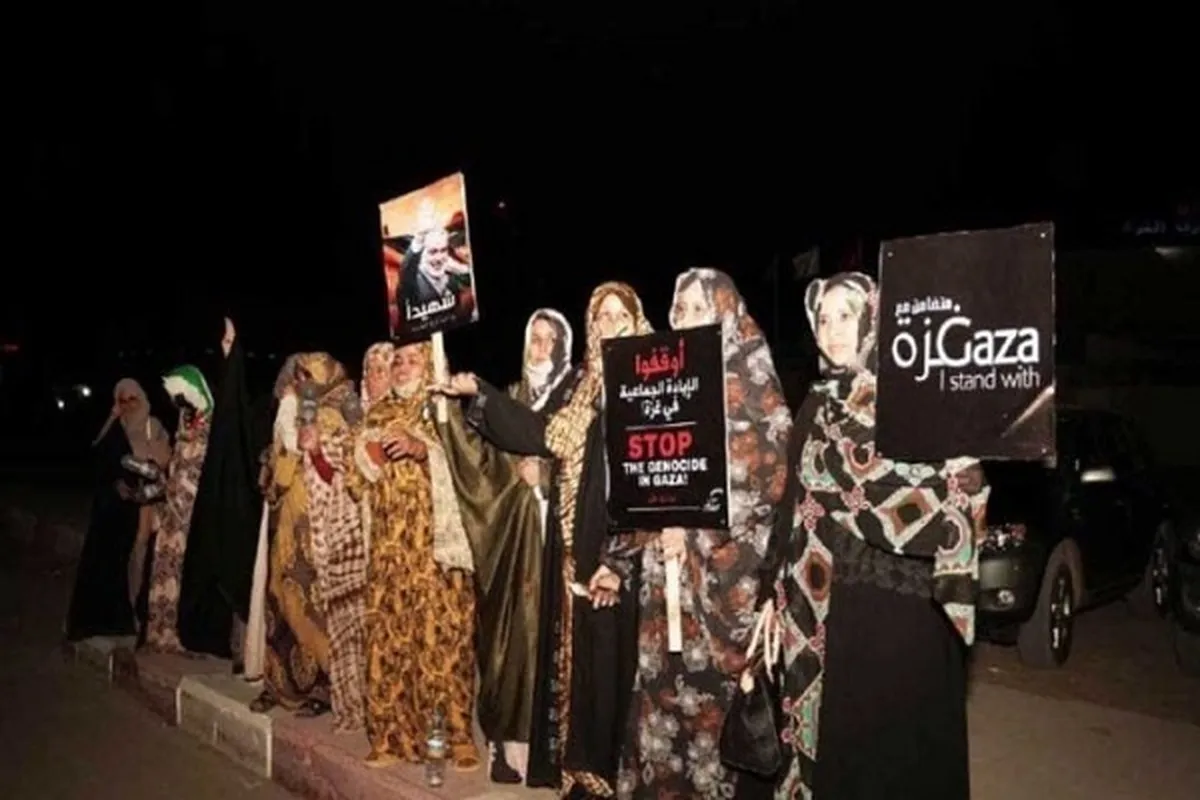 Gathering of Mauritanian Women in Support of Gaza Held in Nouakchott