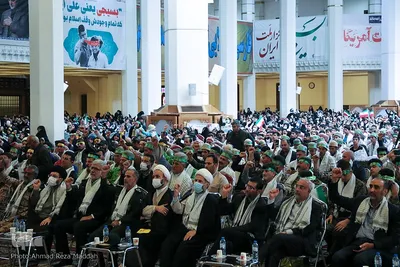 مراسم حماسه حضور بسیجیان در حرم شاهچراغ(ع)