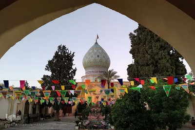 حرم حضرت علی ابن حمزه(ع) میزبان مسافران نوروزی‎‎