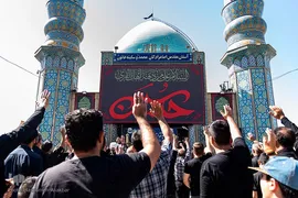 آیین پیاده‌روی جاماندگان اربعین حسینی در کرج
