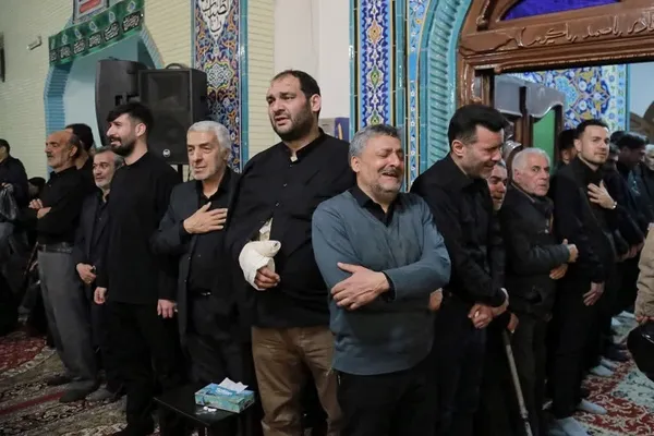 مراسم شام‌غریبان شهدای منطقه قراملک تبریز
