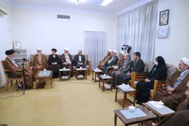 دیدار اعضای هیئت علمی پنجمین کنگره جهانی حضرت رضا علیه‌السلام