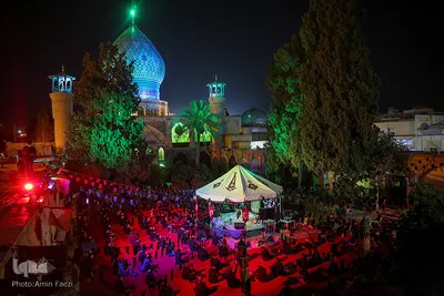 مراسم عزاداری محرم در حرم علی ابن حمزه(ع) شیراز
