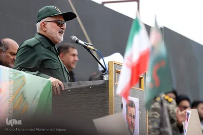 تشییع دریابان پاسدار شهید علیرضا تنگسیری در آبادان