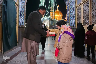 میلاد امام علی(ع) در حرم کریمه اهل‌بیت (س)