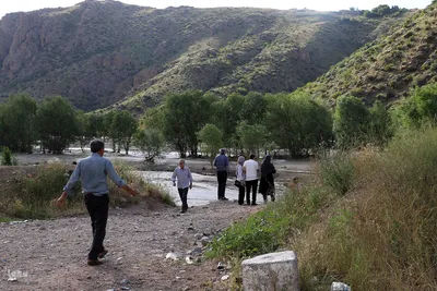 خسارت سیل در روستای افیل شهرستان اهر