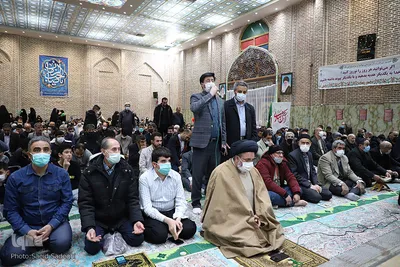 مراسم تحویل سال نو در آستان سیدحمزه(ع) تبریز