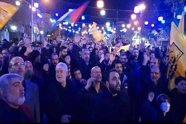 تجمع اراکی‌ها در محکومیت حمله اسرائیل به کنسولگری ایران در دمشق