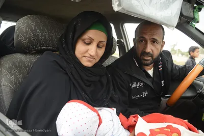 آغاز پیاده‌روی زائران اربعین حسینی از خوزستان

