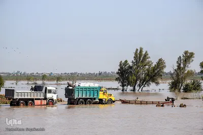 وضعیت مناطق سیل زده در خوزستان