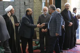 مراسم ترحیم مرحوم یعقوب منصوری پدر کریم منصوری قاری ممتاز و بین المللی کشور