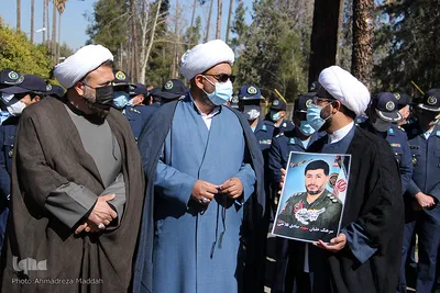 مراسم تشییع پیکر مطهر شهید سرهنگ دوم خلبان «صادق فلاحی» در شیراز‎‎
