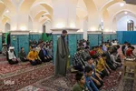اعتکاف دانش آموزی در مسجد جامع یزد‎