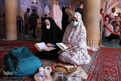 گردشگران نوروزی در مسجد نصیرالملک‎‎