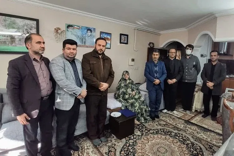 جهادگران جهاددانشگاهی گیلان با خانواده شهید شفائیه دیدار کردند