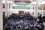 مراسم سوگواری شب شهادت رهبر معظم انقلاب در حرم شاهچراغ(ع)