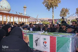 مراسم تشییع پیکر مطهر شهید مدافع حرم، سردار «داوود جعفری»