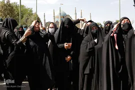 تشییع شهید بسیجی امیرحسین علیخانی در قزوین