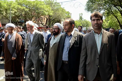 حضور جهادگران دانشگاهی آذربایجان شرقی در راهپمایی روز جهانی قدس‎
