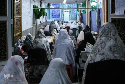 مراسم اعتکاف بانوان در مسجد باغستانی
