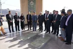 ادای احترام وزیر میراث‌فرهنگی به مقام شامخ شهدای گمنام پلدختر