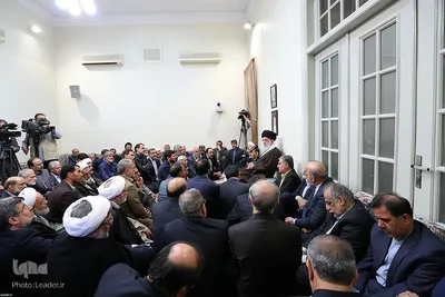 دیدار جمعی از مسئولان ارشد نظام با مقام معظم رهبری