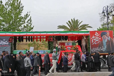 تشییع پیکر سرلشکر شهید مجید خادمی و ۵ تن از شهدای اقتدار در شیراز