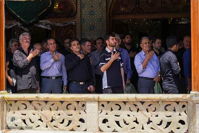 عزاداری ظهر عاشورا در حرم حضرت شاهچراغ(ع)‎