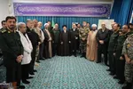 دیدار فرماندهان نظامی و انتظامی با نماینده ولی فقیه در آذربایجان غربی‎