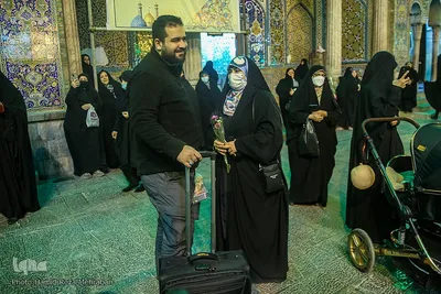 مراسم خداحافظی معتکفین