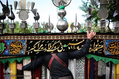اجتماع دسته عزاداران علوی در مشهد
