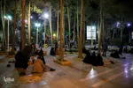 تحویل سال نو در گلستان شهدای اصفهان