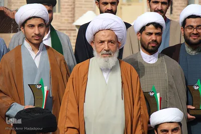 مراسم عمامه گذاری طلاب حوزه علمیه سفیران هدایت بیرجند
