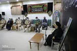 دیدار جمعی از فرماندهان نظامی خراسان جنوبی با حجت‌الاسلام علیرضا عبادی