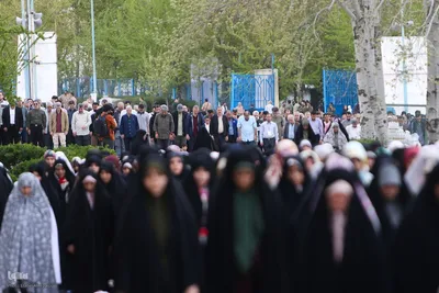 حواشی نماز بندگی و همبستگی عید فطر در تهران