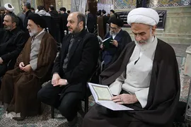 مراسم یادبود آیت‌الله سید محمد شاهچراغی در قم