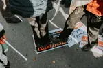 حضور اراکی‌ها در راهپیمایی 13 آبان