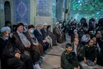 مراسم بزرگداشت شهدای مدافع امنیت فارس در حرم سیدعلاءالدین حسین(ع)شیراز