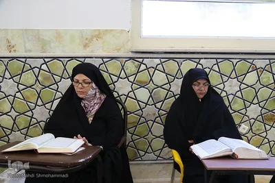 آیین جزء خواني قرآن‌کریم در آستان امامزاده عبدالله(ع)شهرری