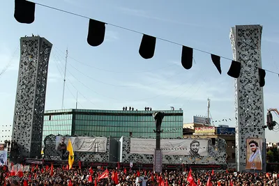 مراسم تشییع پیکر مطهر شهید محسن حججی در تهران