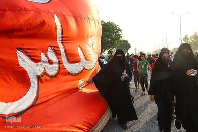 حرکت کاروان پیاده‌روی اربعین از ملاشیه اهواز