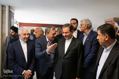 ورود اسحاق جهانگیری، معاون اول رییس جمهور به مراسم یکصدمین سال تاسیس دانشگاه خوارزمی