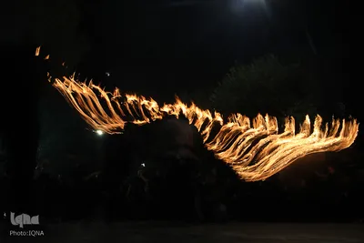آیین سنتی مشعل گردانی در قم