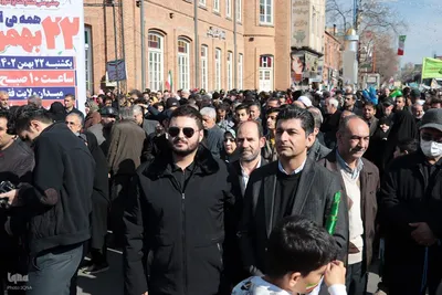 حضور پرشور مردم ارومیه در راهپیمایی ۲۲ بهمن‎