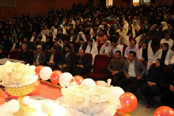 جشن ازدواج دانشجویی در دانشگاه علوم پزشکی شهرکرد برگزار شد