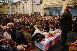 وداع با شهید «مهدی الله‌‌پور» در حرم شاهچراغ(ع)‎