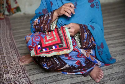 زه دوزی زنان بلوچ‎