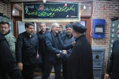 حضور رئیس جمهور در آیین‌های عاشورایی تبریز